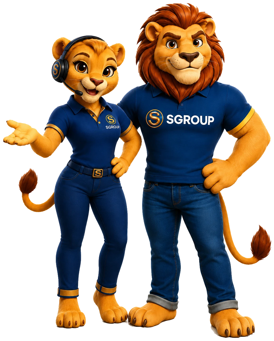 Majorzinho e Sonia, mascotes da SGroup Nacional